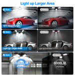 lampe garage led 10 panneaux ajustables e26 e27 industrielle moderne 6500k 150w