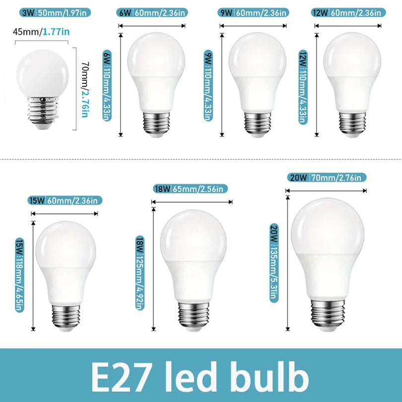 lot ampoules led e27 boule blanche mate éclairage intérieur salon maison moderne