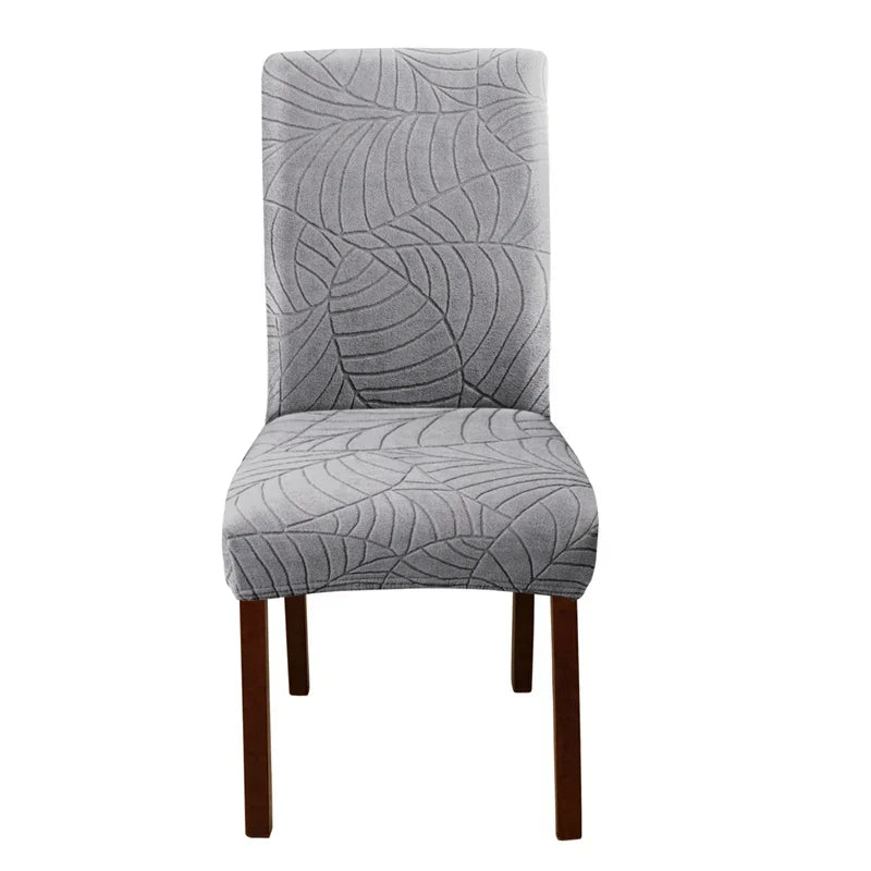 housses chaise moderne vert pastel feuilles adhésif machine lavable 35 48cm