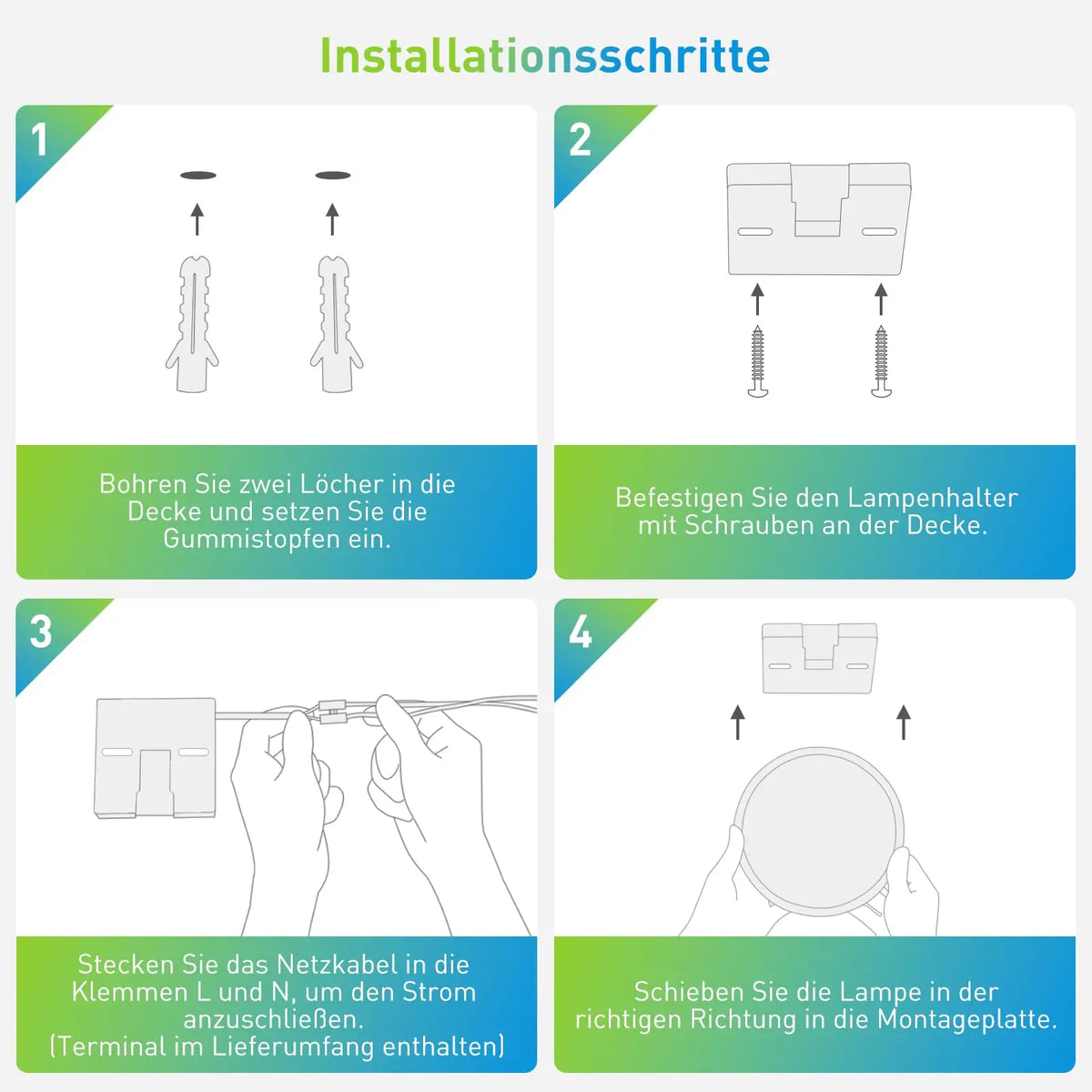 lampe led moderne blanc ip44 30cm diamètre 4cm épaisseur