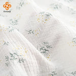 tissu coton fleurs roses légères bricolage serviettes enfants doux classique opaques