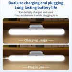 lampe led table rechargeable usb blanc noir aimant moderne interrupteur tactile trois couleurs