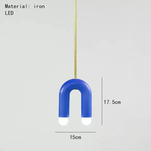 suspension lumineuse moderne forme arche courbe éclairage salon cuisine contemporain blanc noir