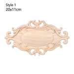 appliques decoratives bois floral sculptees baroques naturelles decoration murale farmhouse classic