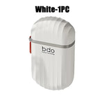 boîte savon moderne blanc rayures horizontales portable couvercleSizeMode: 7,5cmx11cmx4cmSizeMode: set 20 piècesSizeMode: