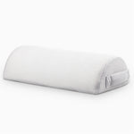 coussin pied massage velours noir lignes bleues ergonomique amovible lavable bas anti dérapant