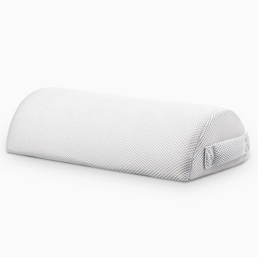 coussin pied massage velours noir lignes bleues ergonomique amovible lavable bas anti dérapant