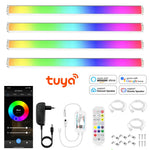 bande lumineuse led multicolore 30cm clips moderne app commande vocale tuya wifi 4pcs full