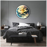 Vue de côté de l'applique murale design créatif