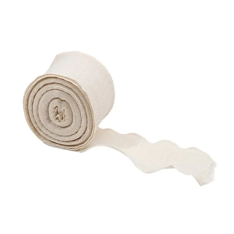 rubans plissés organza 4cm multicolores adhésifs décoration cheveux emballage fleurs