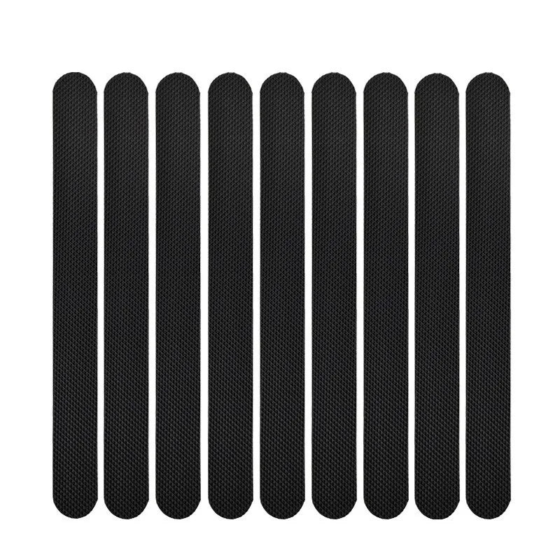 bandelettes adhésives antidérapantes blanc noir texture micro poreuse moderne adhésif respectueux environnement sécurité baignoire