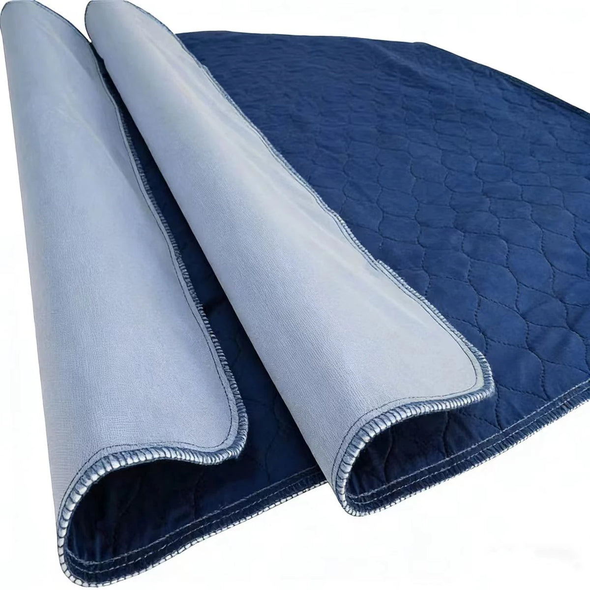 protège matelas imperméable bleu marine quilté moderne microfibre tpu coton bambou résistant absorption lavable
