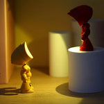 lampe table portable pliable jaune rouge bleu vert motif dinosaurien moderne emergency night light