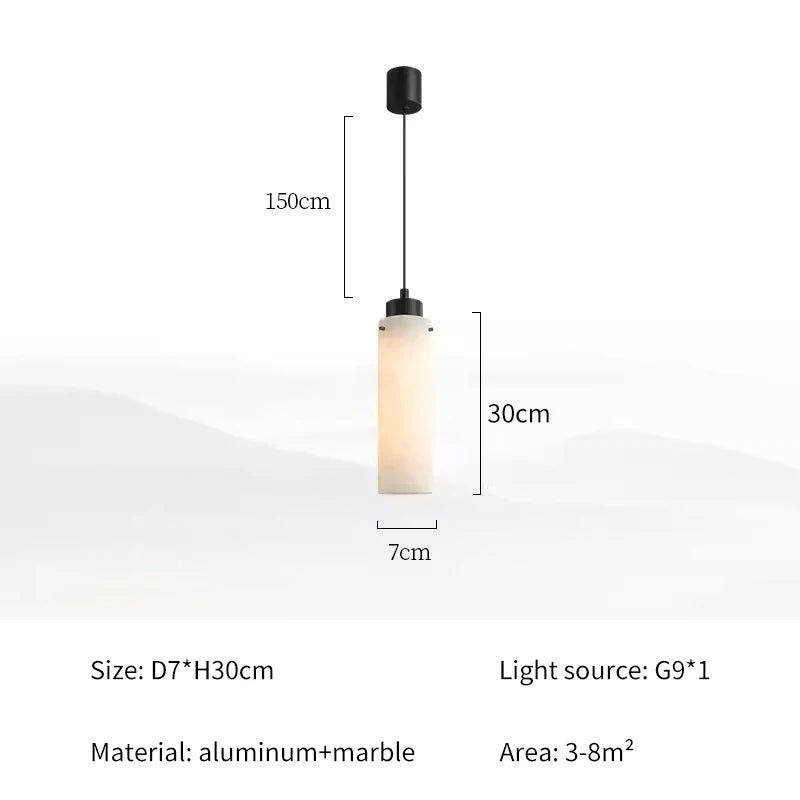 lampe suspendue marbre moderne blanc noir salle bain salon chambre