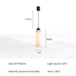 lampe suspendue marbre moderne blanc noir salle bain salon chambre