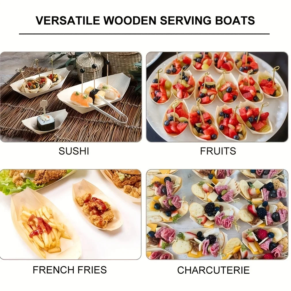 assiettes bois bateau forme blanc moderne apéritif charcuterie dessert événement polyvalentes