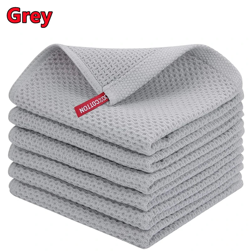 serviettes cuisine ultra douces coton beige gris blanc modernes absorbantes maison cuisine