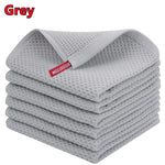 serviettes cuisine ultra douces coton beige gris blanc modernes absorbantes maison cuisine