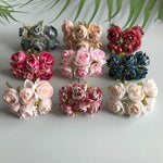 bouquet fleurs artificielles roses blanches bleues marrons rouges mariage anniversaire intérieur