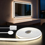 ruban led cob tactile miroir maquillage armoire cuisine salon blanc chaud moderne étanche