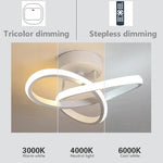 plafonniers modernes led surface montés modes éclairage noir or argent minimalistes télécommande