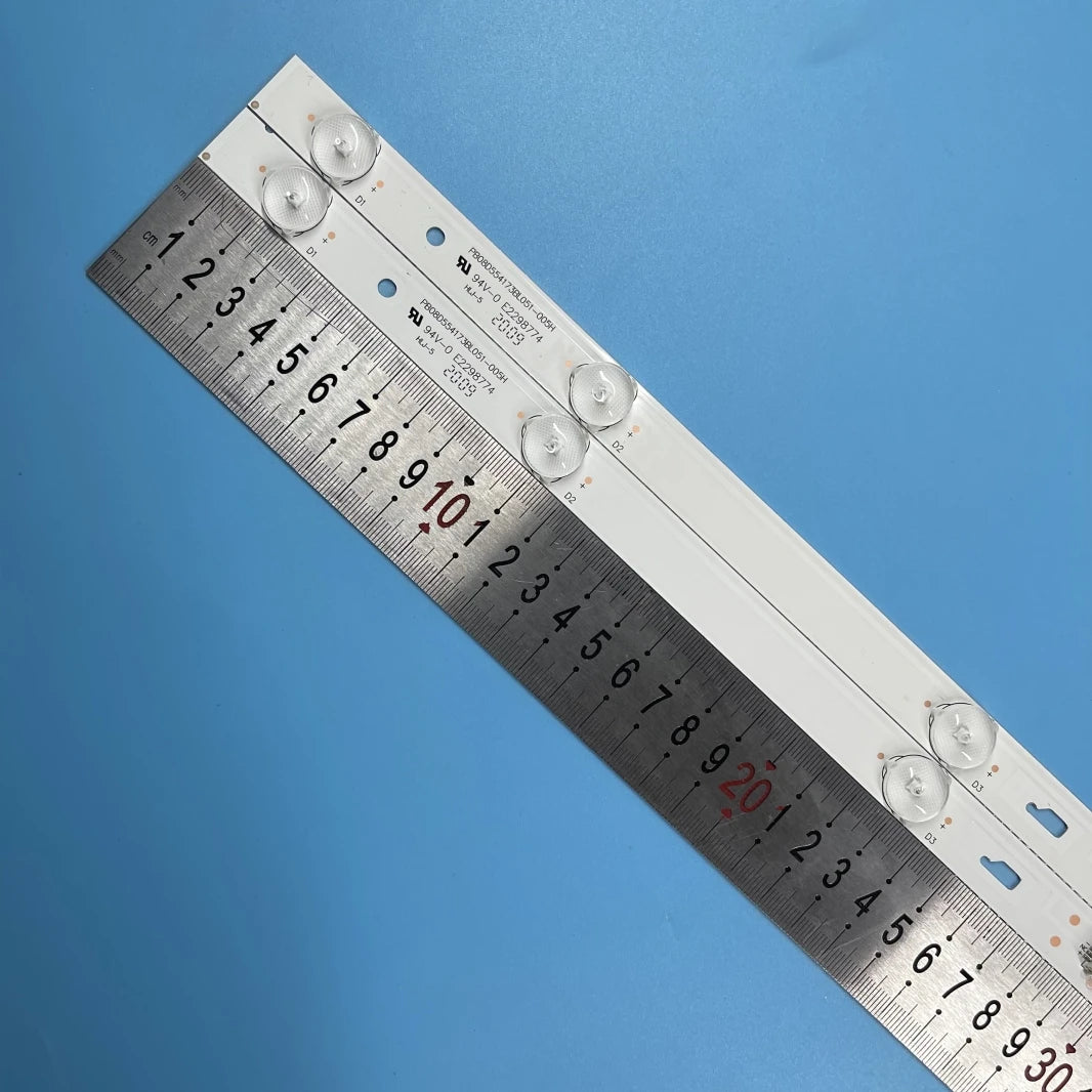 bande lumineuse led blanc moderne 554mm connecteurs aluminium 3w led