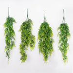 plantes artificielles feuilles vertes vigne moderne décoration murale extérieur accrochées 85cm