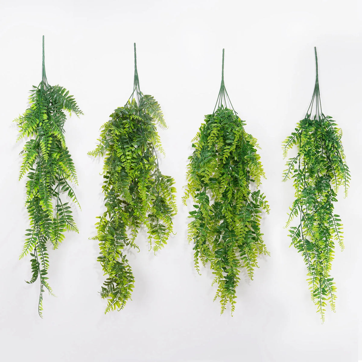 plantes artificielles feuilles vertes vigne moderne décoration murale extérieur accrochées 85cm