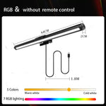 lampe led noire blanche télécommande moderne minimaliste contemporaine aluminium abs