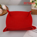plateau rangement moderne bleu rose rouge jaune gris uni opaque 20cm 35cm