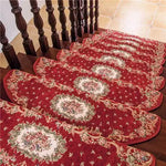 tapis d'escalier adhésif floral ovale salon classique multicolor usage intérieurextérieur
