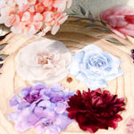 autocollants fleurs feuilles grilles tailles variées couleurs opaques détaillés adhésifs