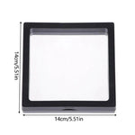 cadre photo transparent contemporain clips noir fleurs séchées boîte rangement bijoux décoration maison 30cm