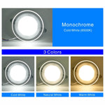 spots led blancs modernes 104mm 63mm 45mm 6w 220v opaques 10 pièces