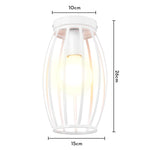 plafonniers led modernes industriels géométriques blanc gris éclairage quotidien