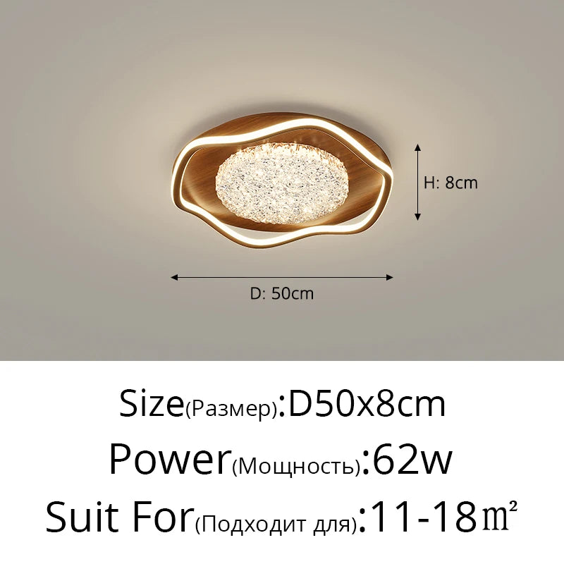 plafonnier moderne blanc doré cristaux effet glace craquelée éclairage led facile haute qualité