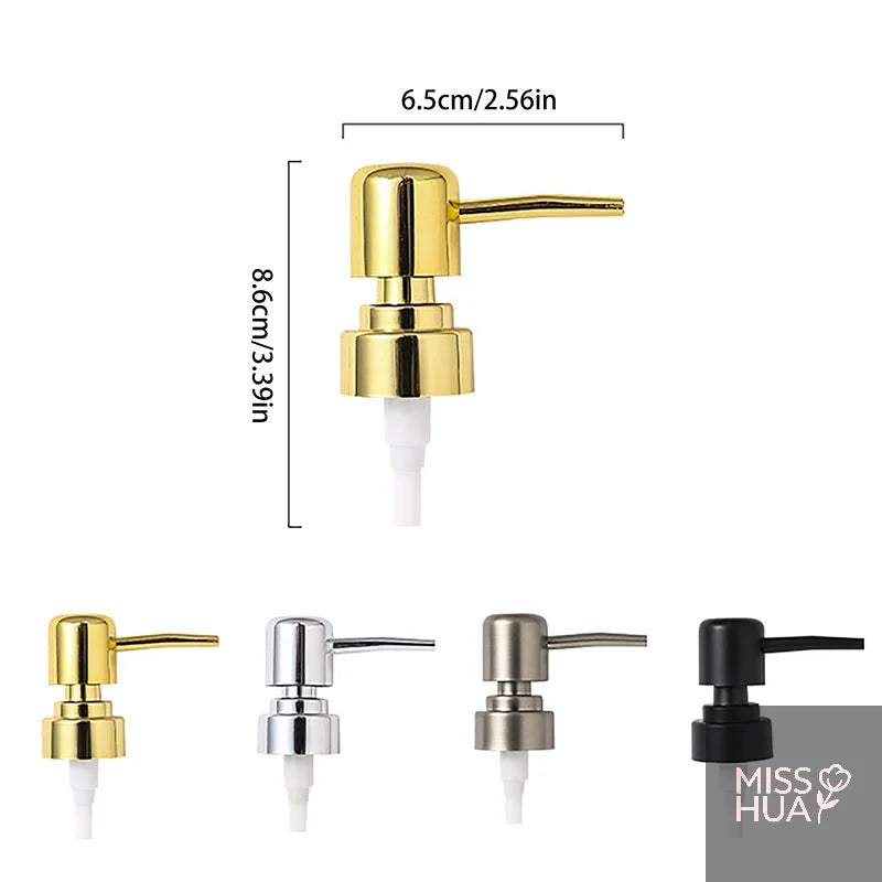 distributeur savon liquide or argent noir moderne élégant tête pompe bouteille mat brillant