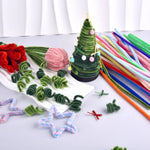 bouquet fleurs artificielles blanc orange moderne minimaliste ruban peluche matériaux artisannels