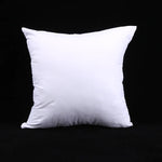 taies d'oreiller polyester blanc amovibles lavables 30x30cm 30x50cm fourrure apparente simple fixations coton