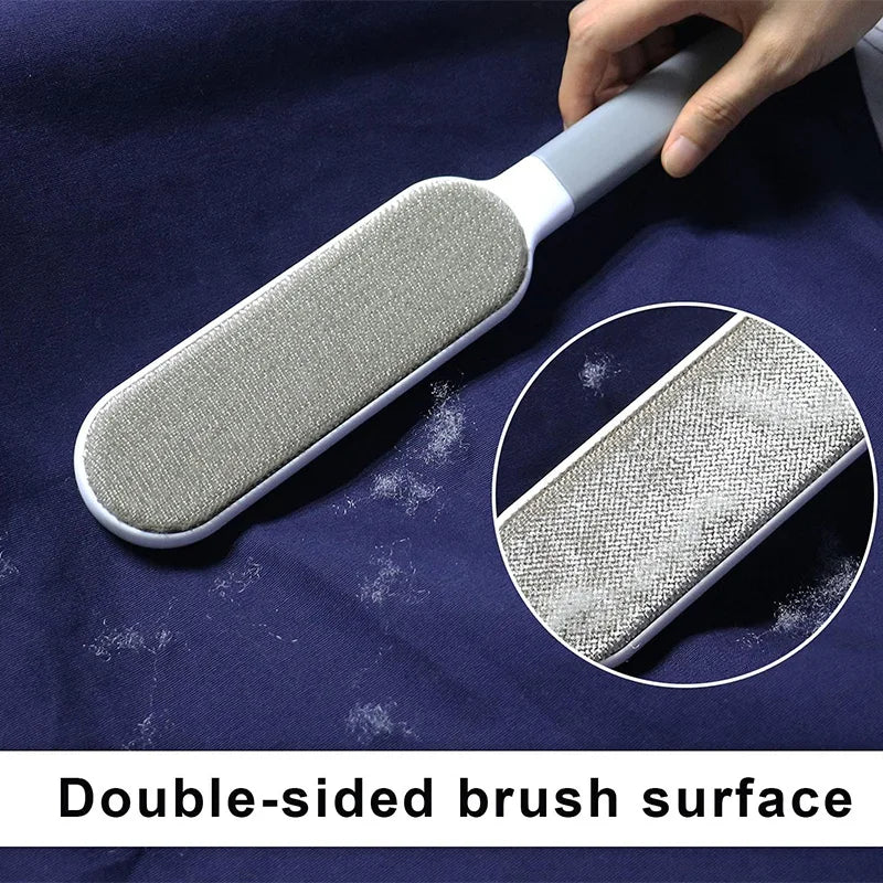 brosse poils anti peluche brosses électrostatiques réutilisables canapé tapis manuel gris bleu adhésif capuchon