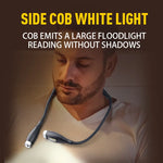 lampe cou multifonctionnelle rechargeable led noir blanche urgence étude course camping tricolore typeccharging