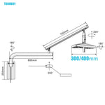 lampe led moderne blanc perforée interrupteur tactile support mural haute luminuosité durable emergency care