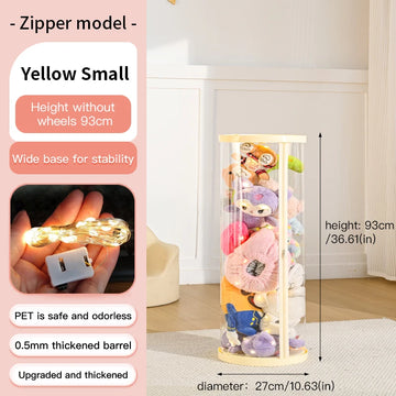 boîte rangement jouets transparent moderne rose clair pliable respectueux environnement haute qualité personnalisation enfant