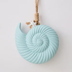 décoration murale bois coquillage bleu marine turquoise blanc spirale opalescente étoile mer coquillage fixations