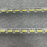 bande led blanc jaune continue diodes modernes sans cable fixations invisibles connecteurs extremities