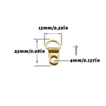 anneaux suspension cadres moderne argent doré noir rotation 180 vis électroplaqués solides durables