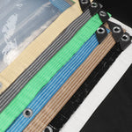 rideau translucide moderne peva pe noir 95 transparence 5m distance
