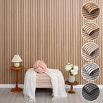 papier peint auto adhésif moderne rayures verticales beige clair enfant chambre cuisine résistant eau