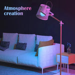 ampoule led transparente moderne base e27 multicolore blanc rouge vert bleu télécommande flux lumineux
