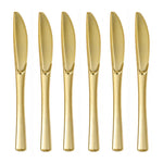 vaisselle jetable dorée moderne serviettes blanches motifs points fourchettes couteaux cuillères gobelets festives or